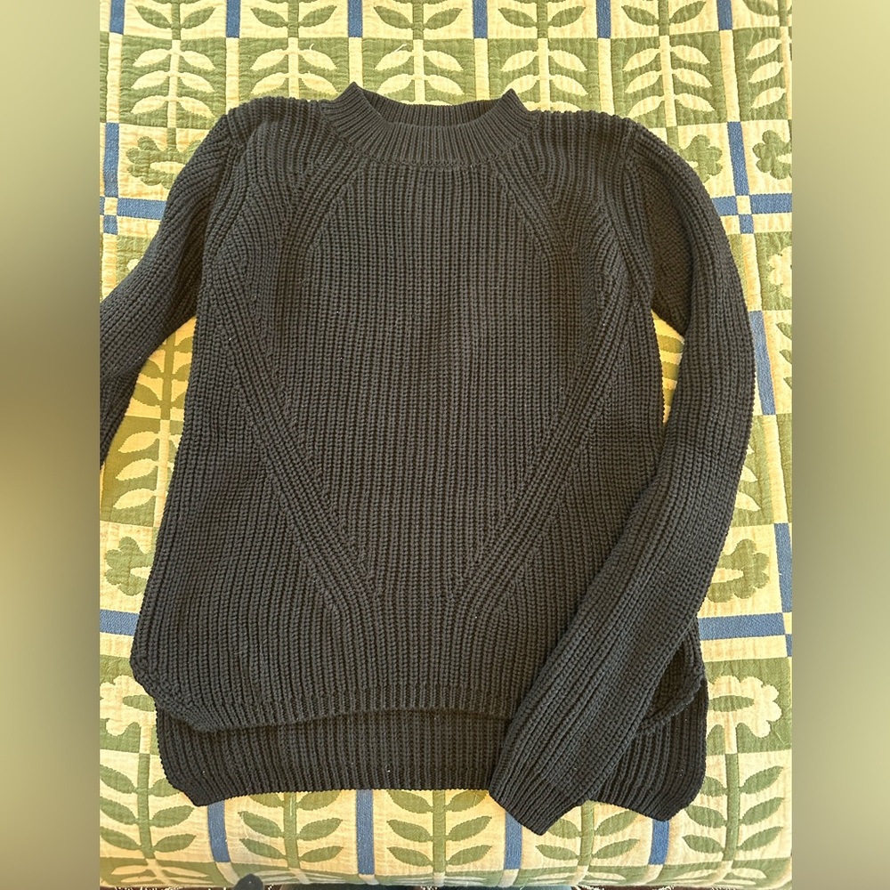 Molo organic cotton cable knit sweater 12 girls